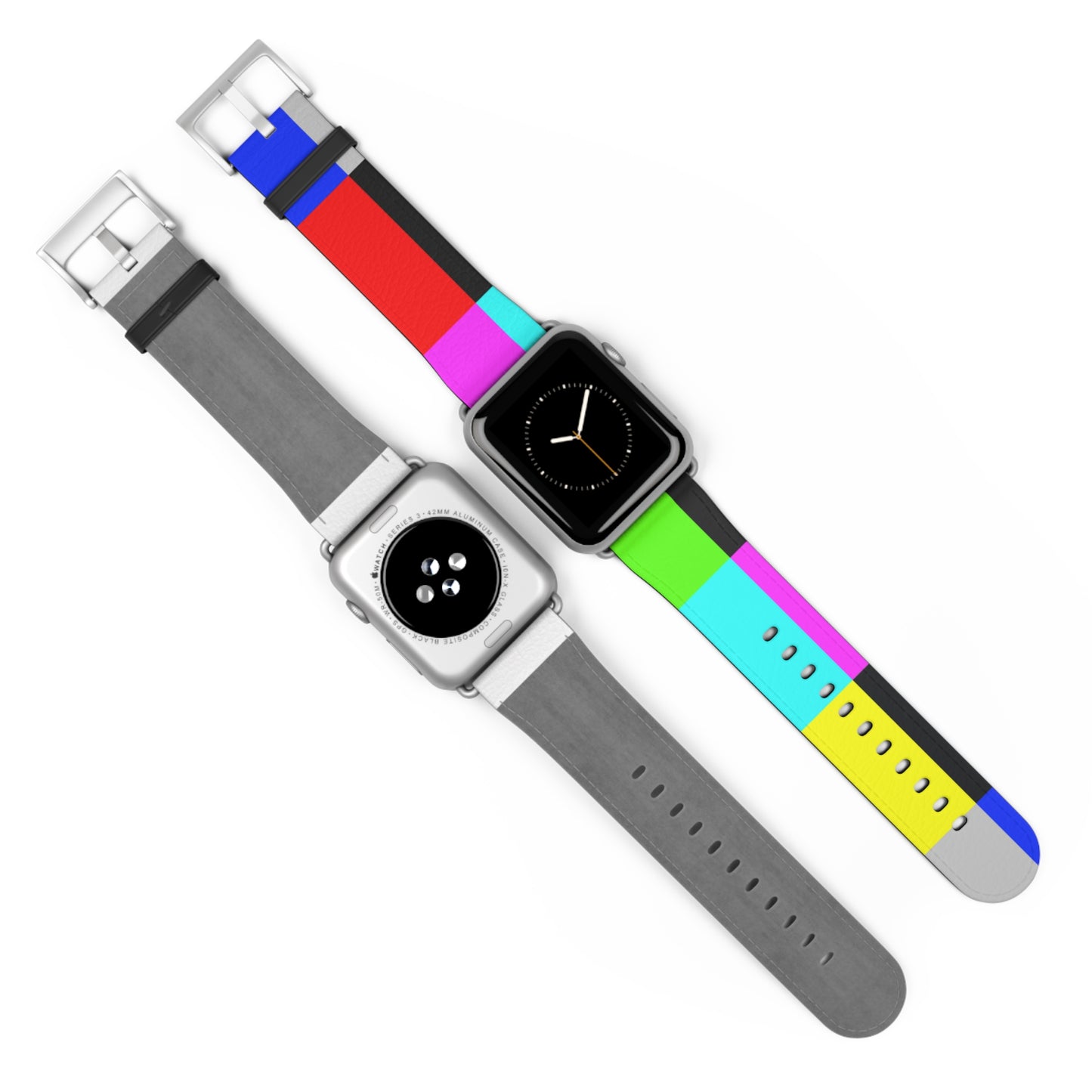 TV Color Bars Watch Band