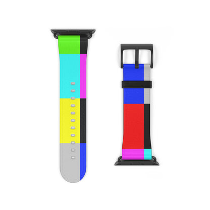 TV Color Bars Watch Band