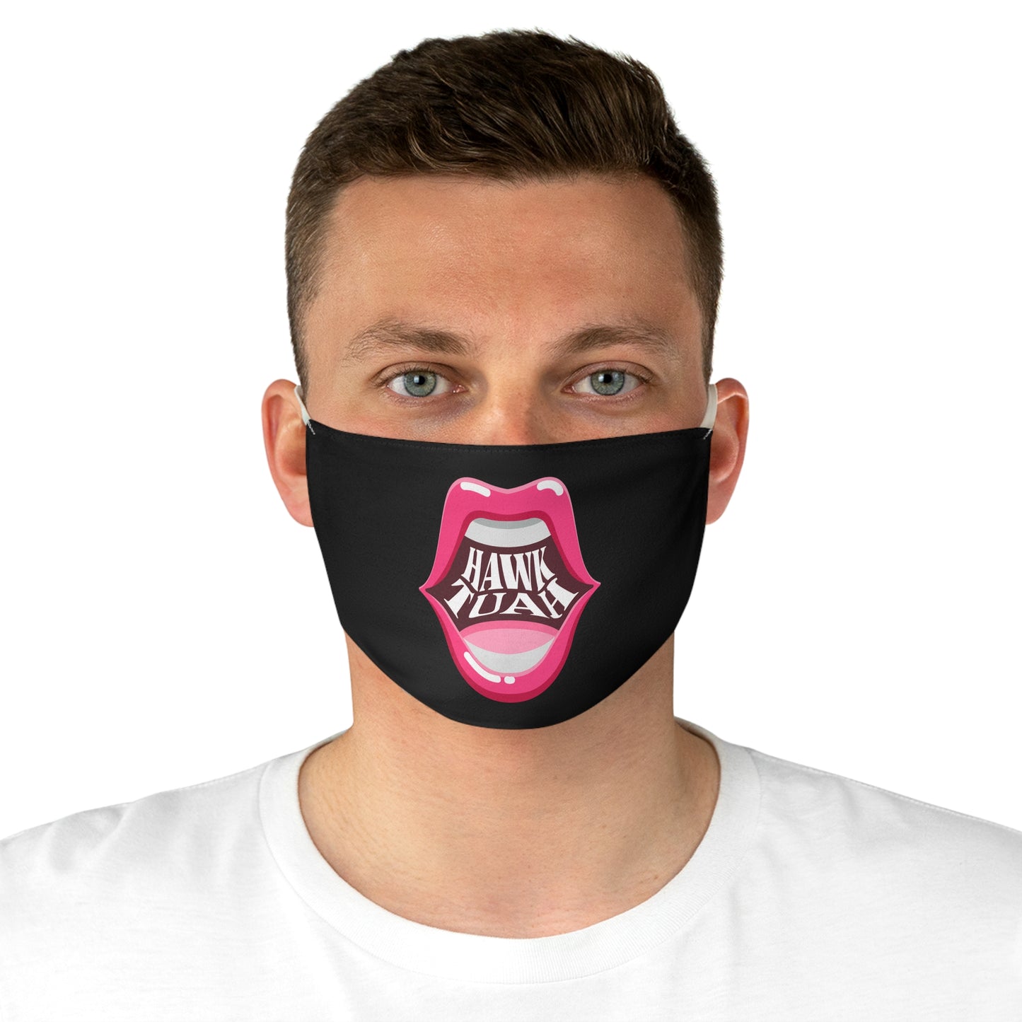 Hawk Tuah Fabric Face Mask