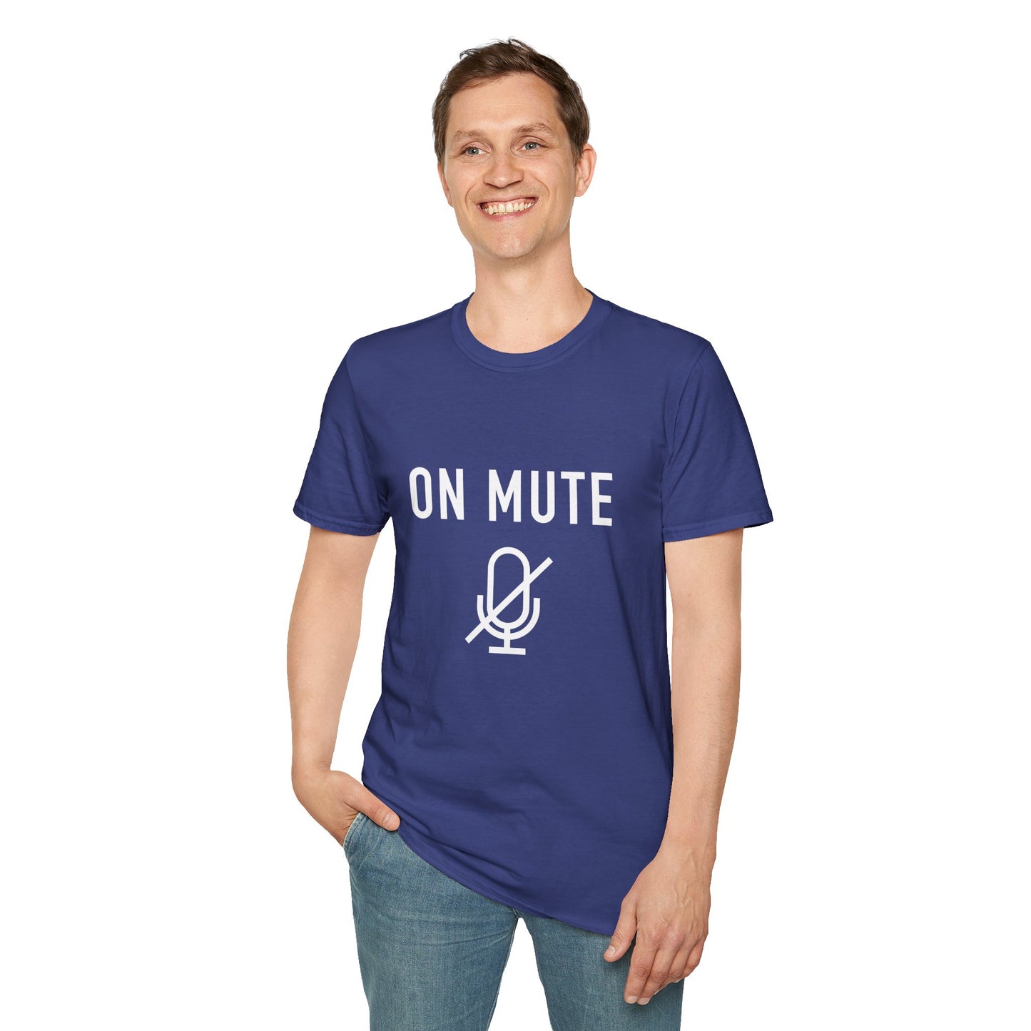 On Mute Unisex Softstyle T-Shirt