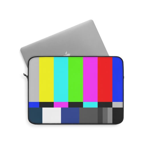 TV Color Bars Laptop Sleeve - Gigglezon