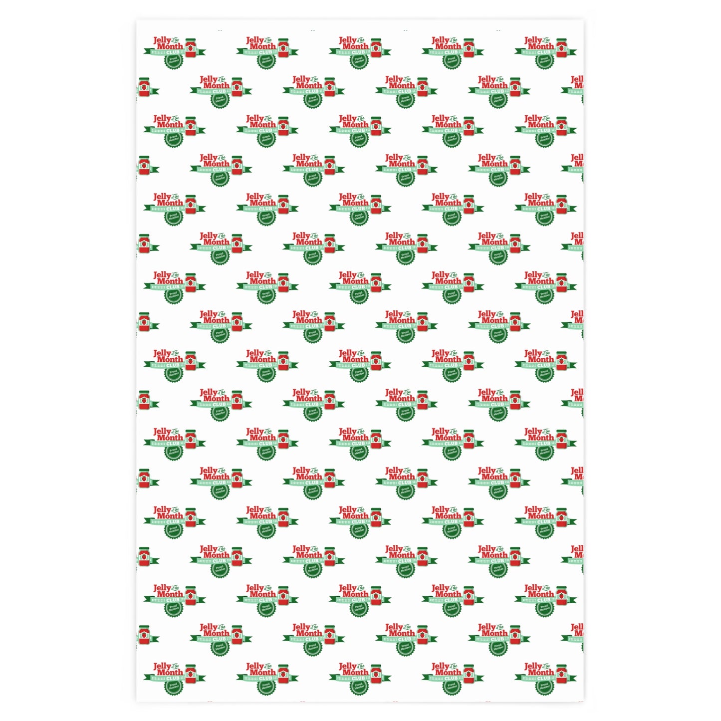 Christmas Jelly of the Month Club Wrapping Paper