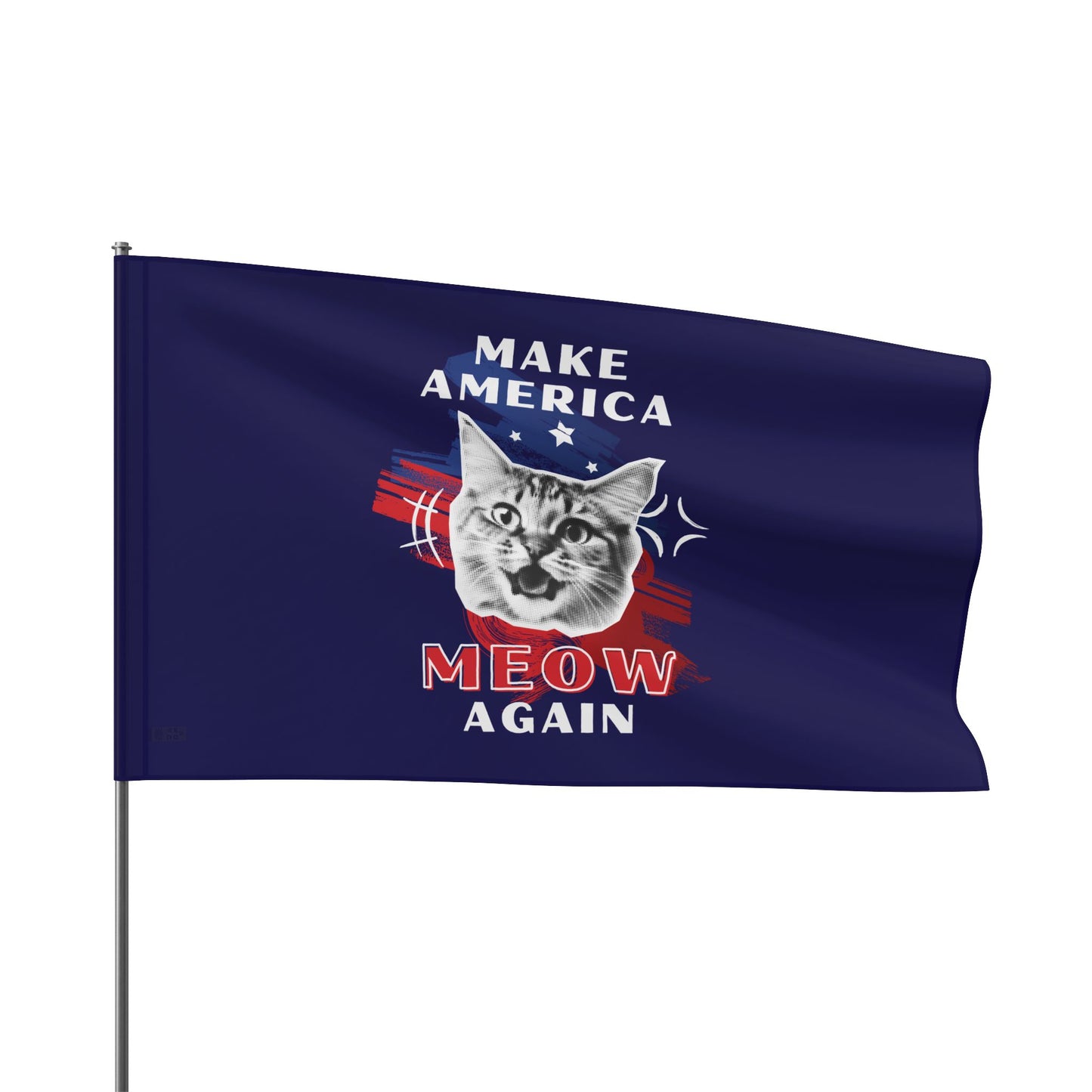 Make America Meow Again Political Meme Flag