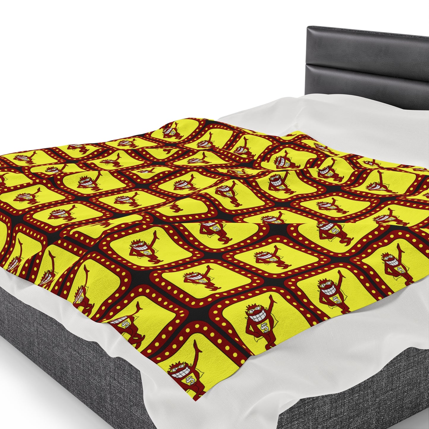 Game Show Whammy Velveteen Plush Blanket