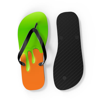 Green Slime Flip Flops