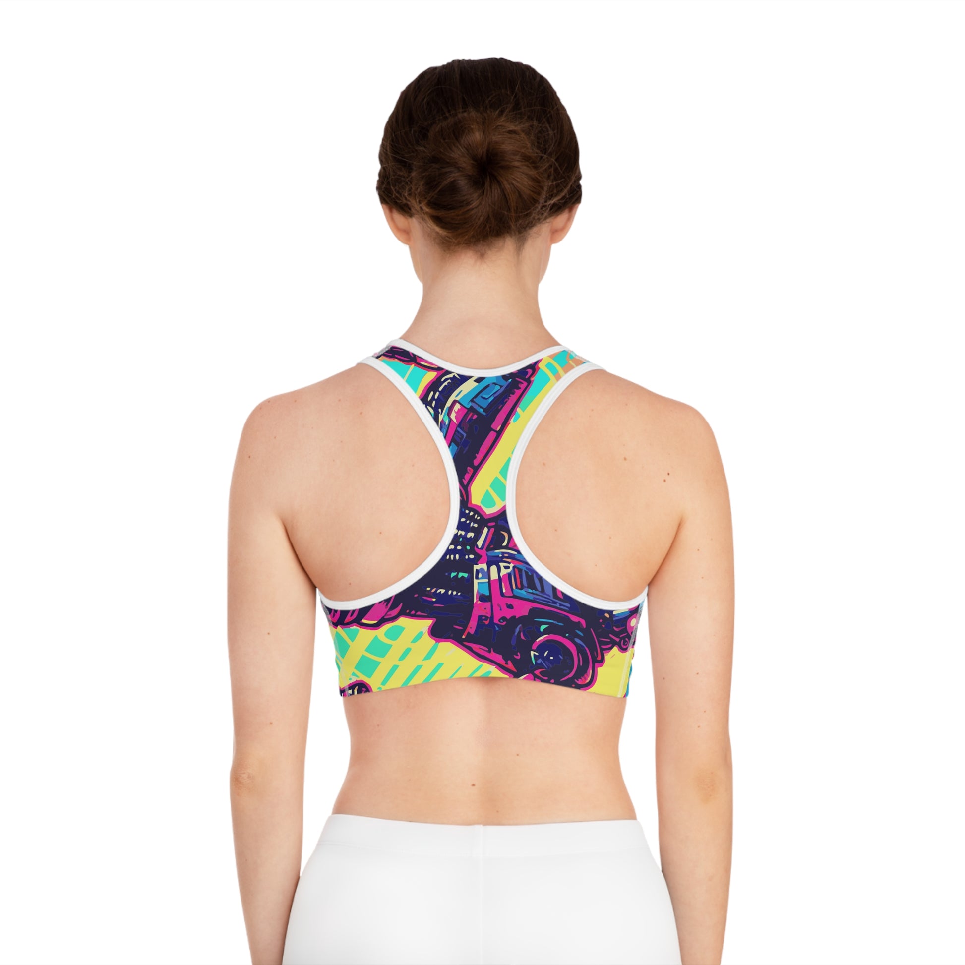 Cyberpunk Robot Sports Bra