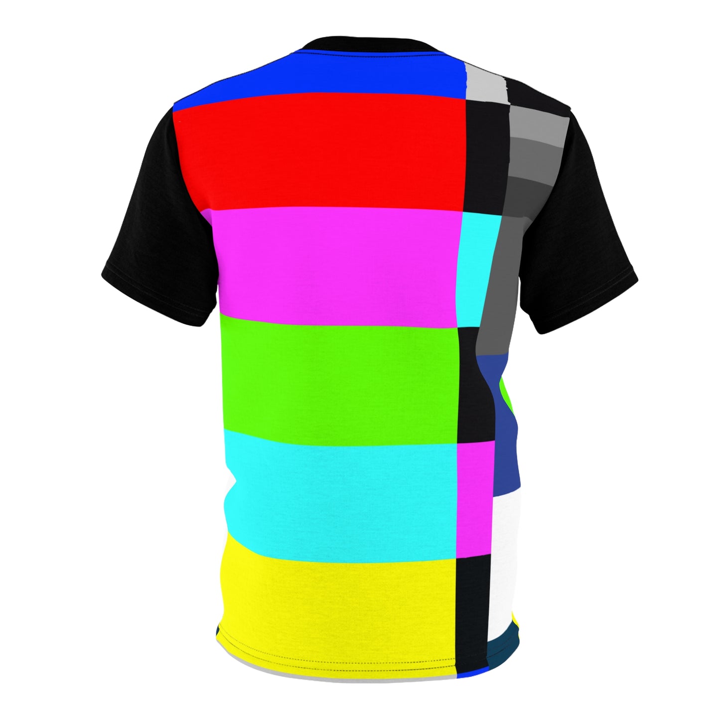 TV Color Bars Unisex Cut & Sew Tee