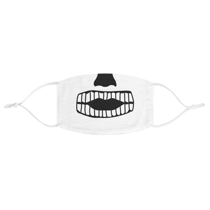 Skull Teeth Fabric Face Mask