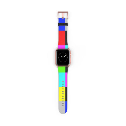 TV Color Bars Watch Band