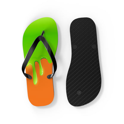 Green Slime Flip Flops