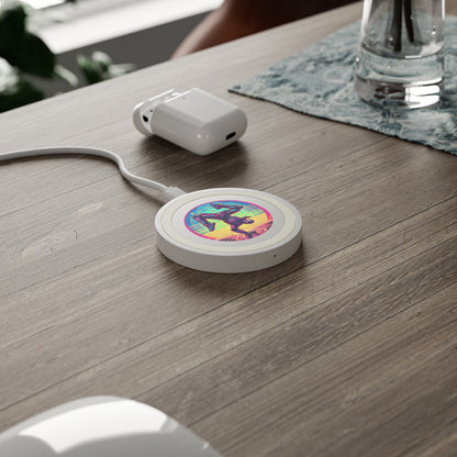 Cyberpunk Robot Quake Wireless Charging Pad