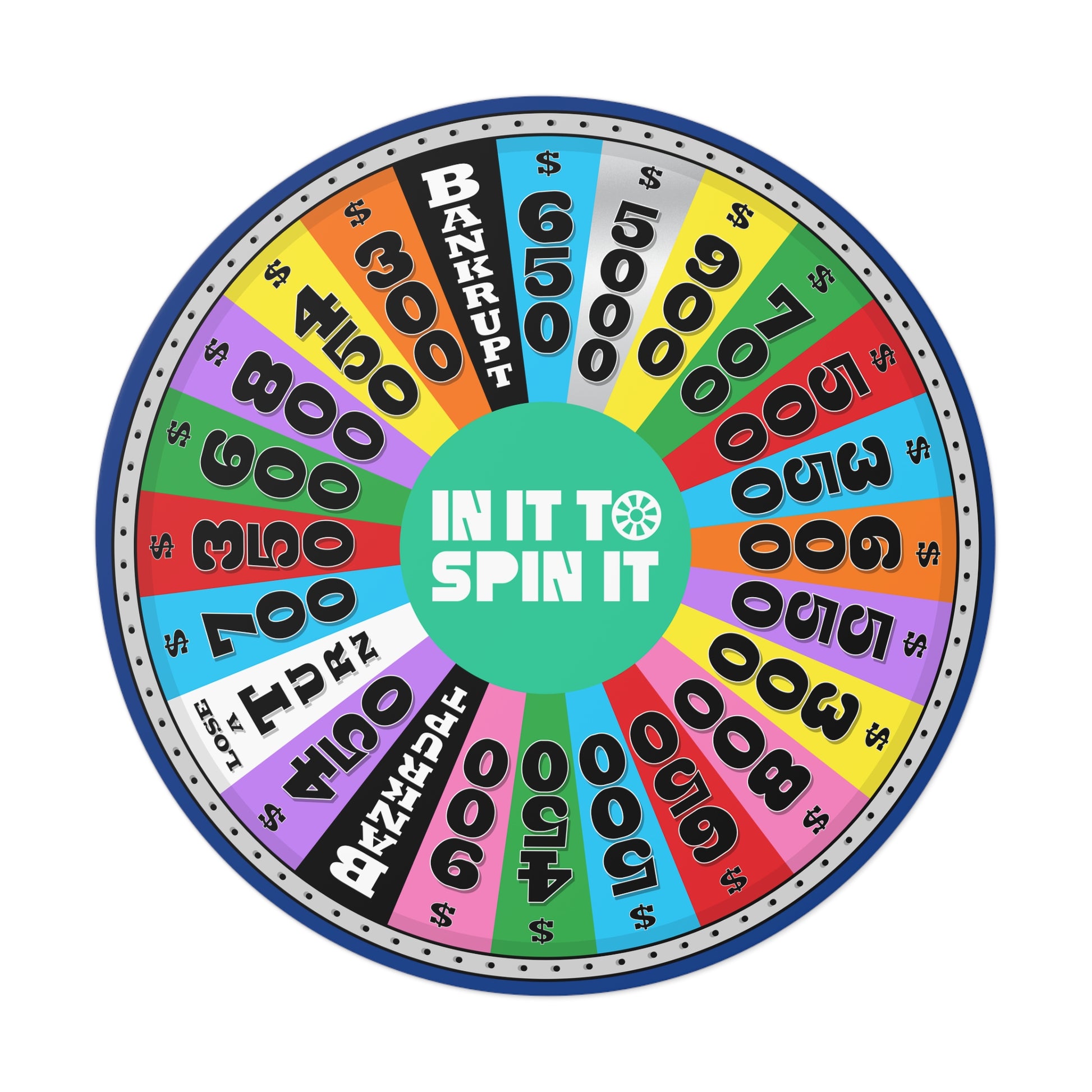 Wheel of Fortune Stickers