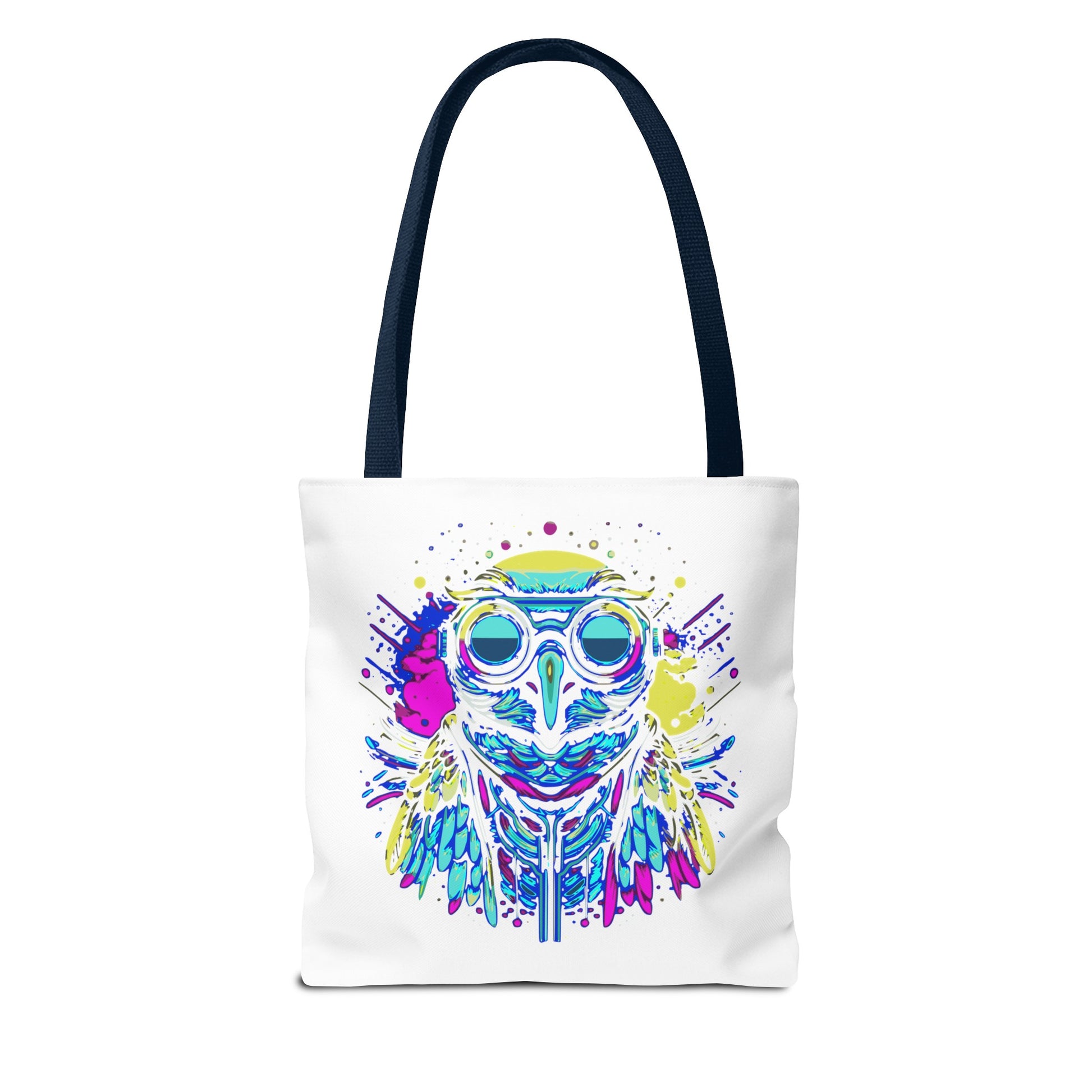 Cyberpunk Owl Tote Bag