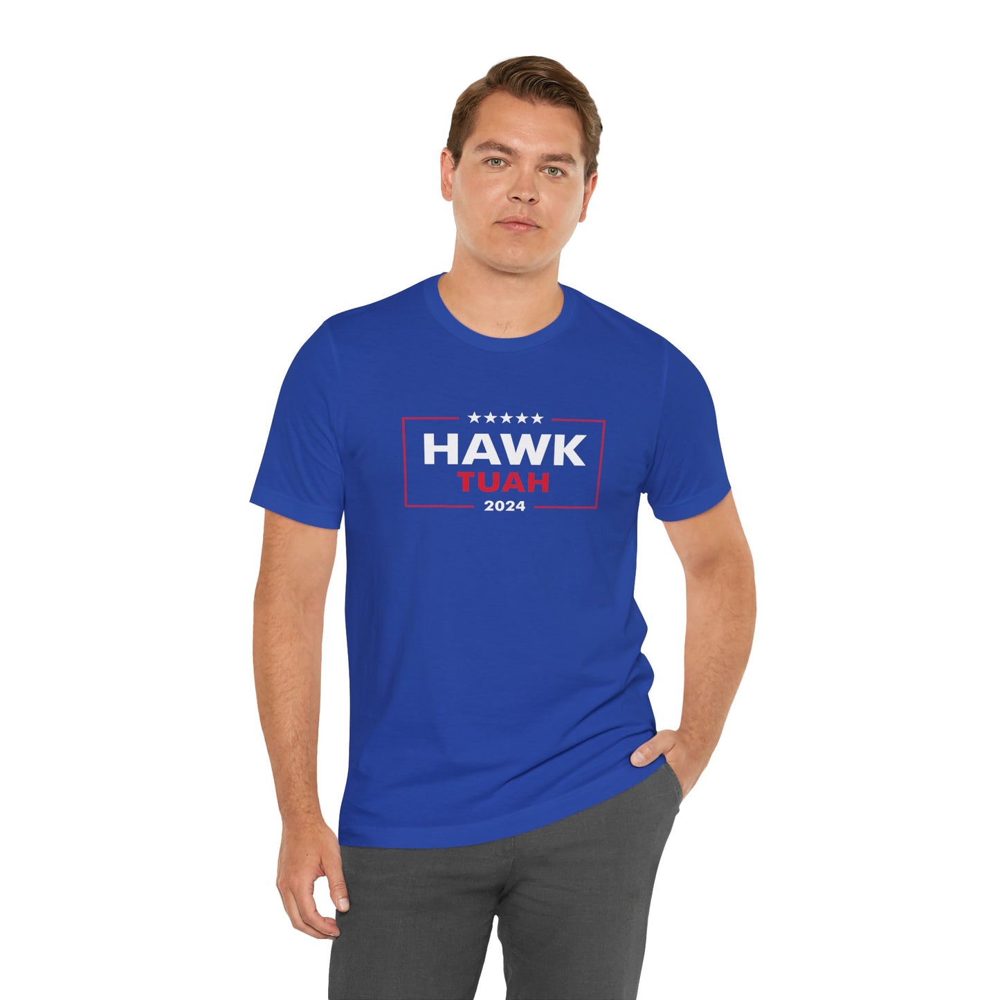 Hawk Tuah 2024 Unisex Jersey Short Sleeve Tee