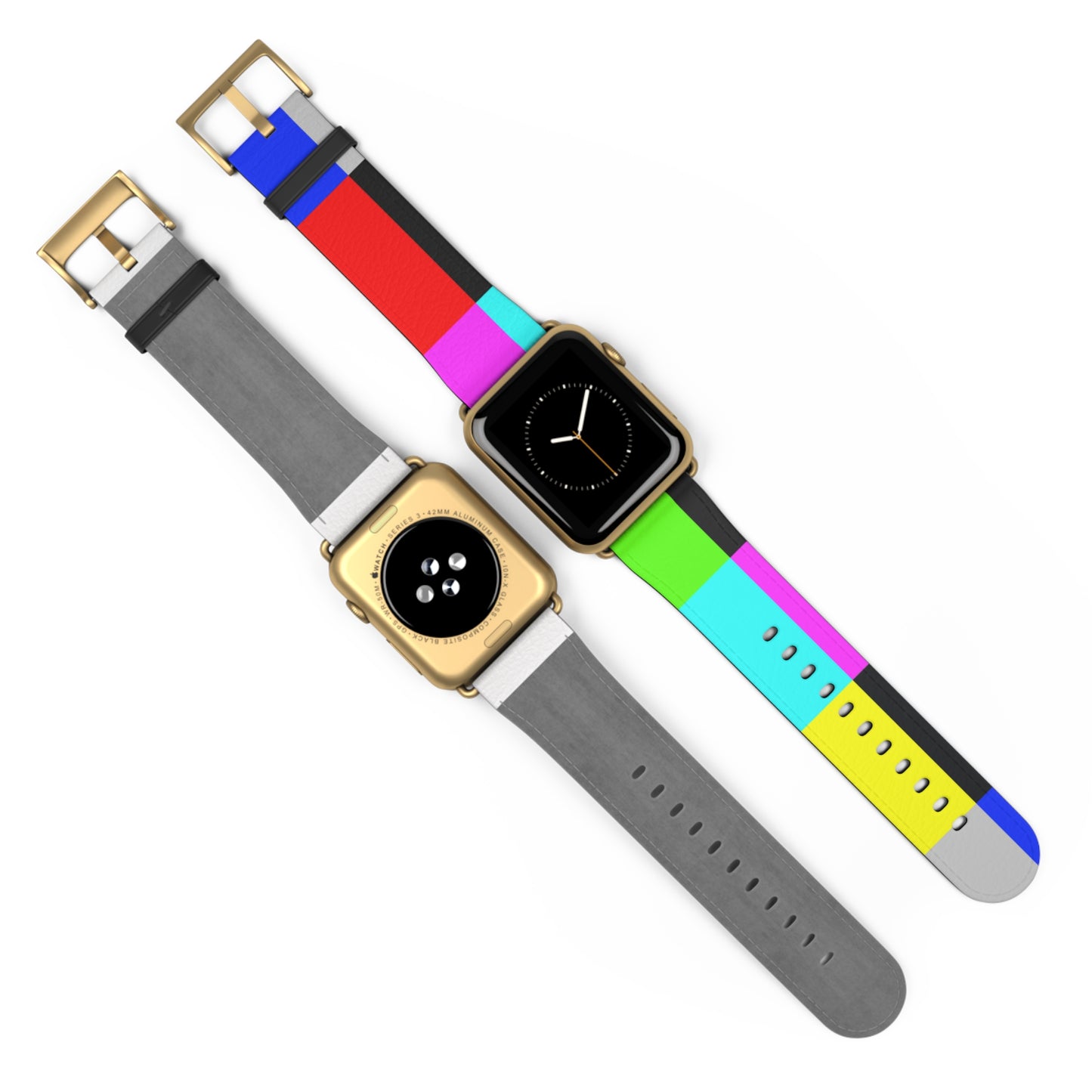 TV Color Bars Watch Band