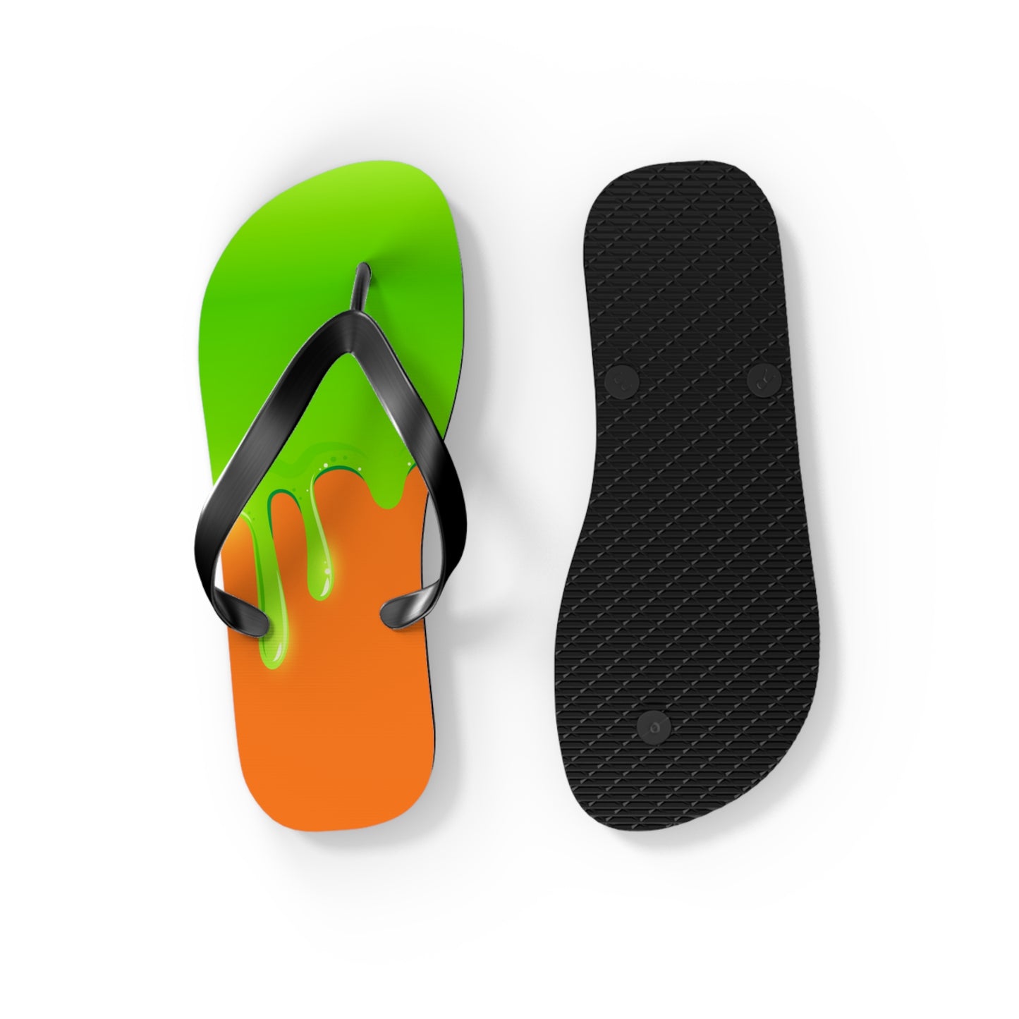 Green Slime Flip Flops