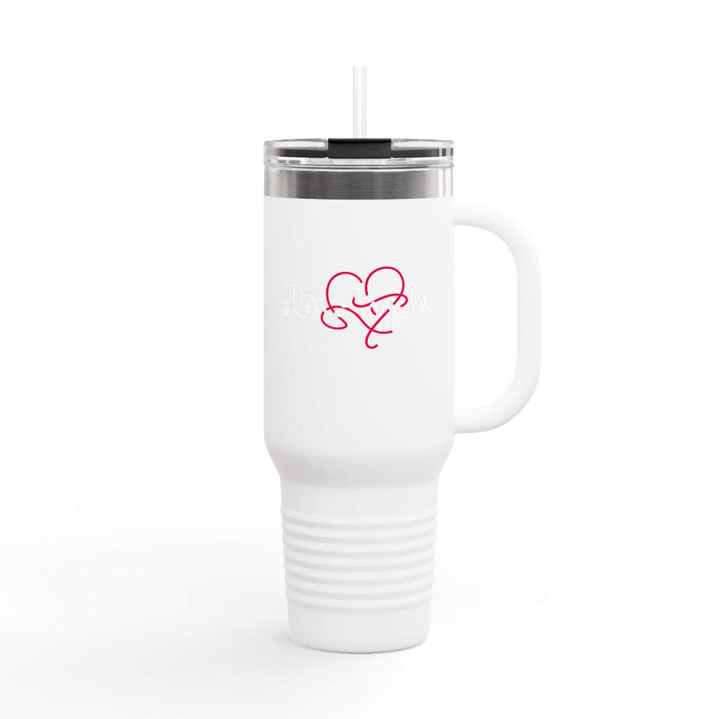 Los Angeles Heart Travel Mug - Perfect Gift for Coffee Lovers, On-the-Go Hydration, Road Trips, Office Use, Birthday Present, Unique