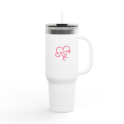 Los Angeles Heart Travel Mug - Perfect Gift for Coffee Lovers, On-the-Go Hydration, Road Trips, Office Use, Birthday Present, Unique