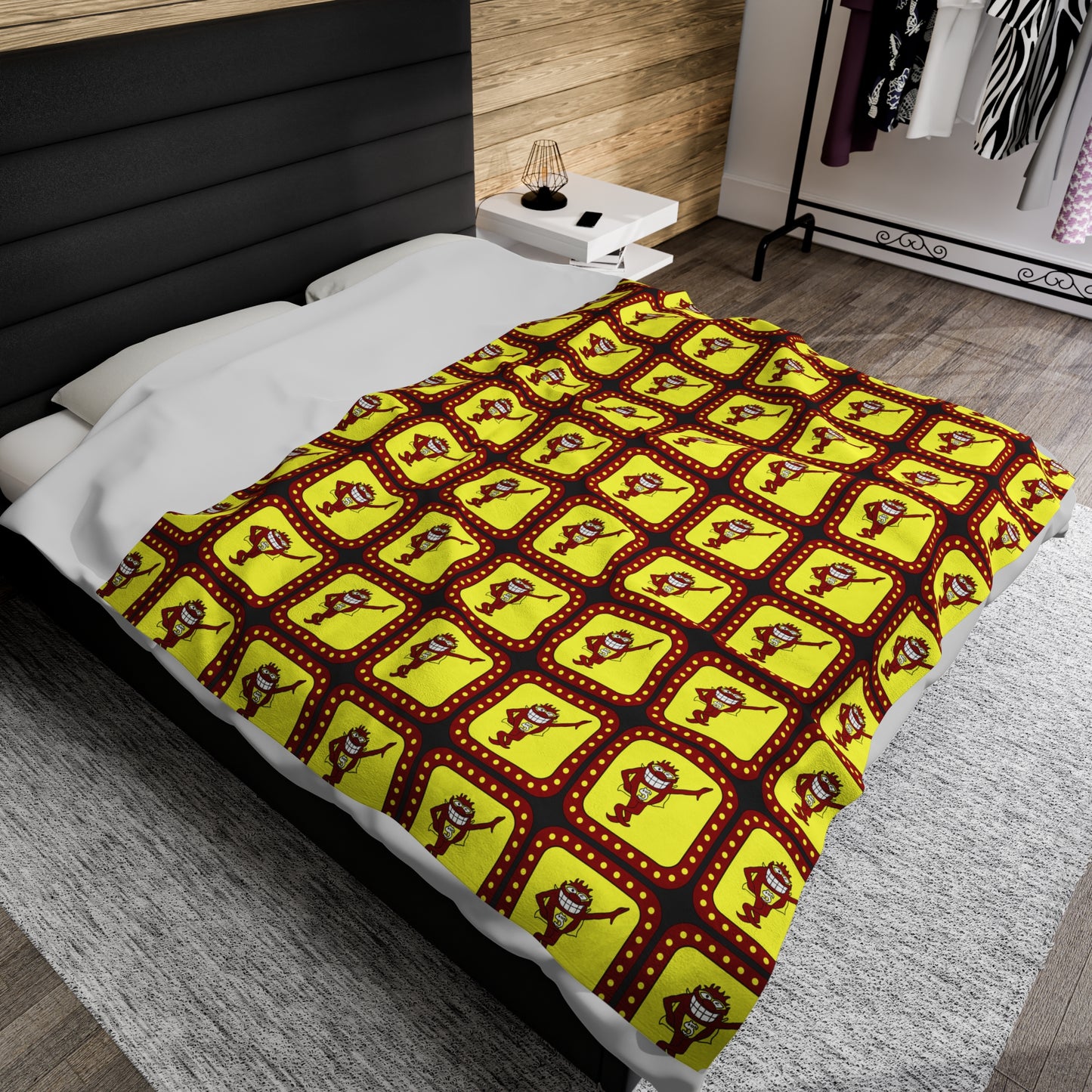 Game Show Whammy Velveteen Plush Blanket