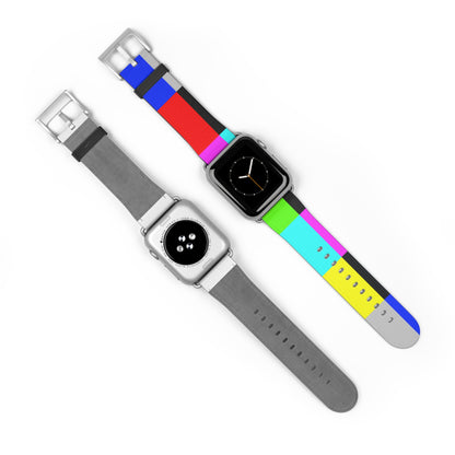 TV Color Bars Watch Band