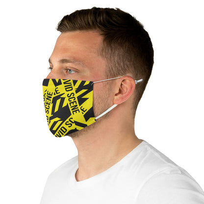 Covid Scene Fabric Face Mask