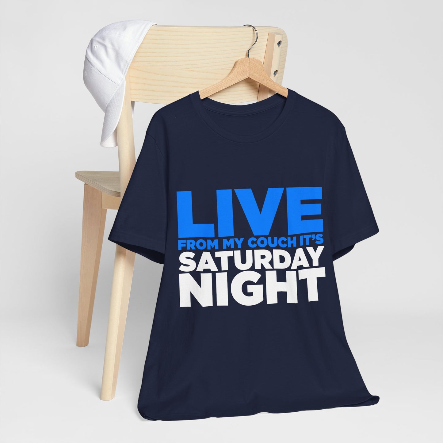 Live from My Couch It's Saturday Night Unisex Jersey Short Sleeve Tee