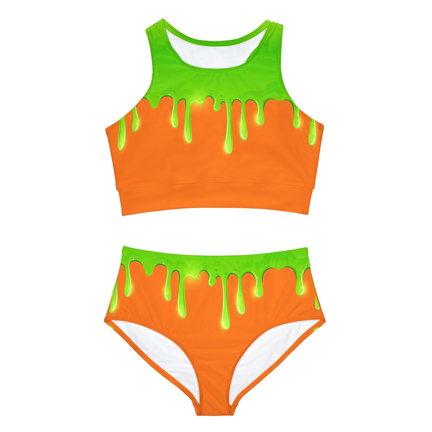 Green Slime Sporty Bikini Set