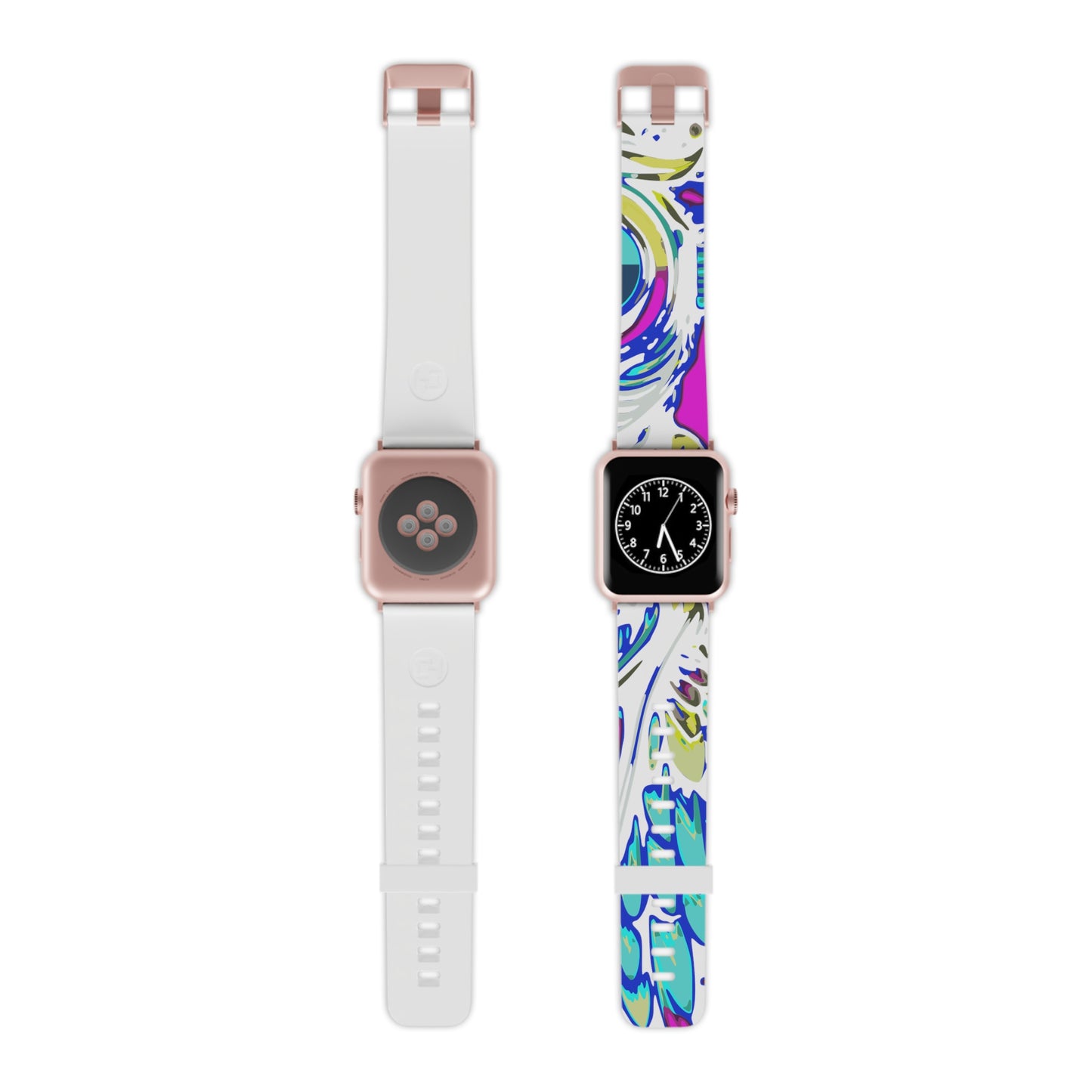 Cyberpunk Owl Watch Band for Apple Watch (White)