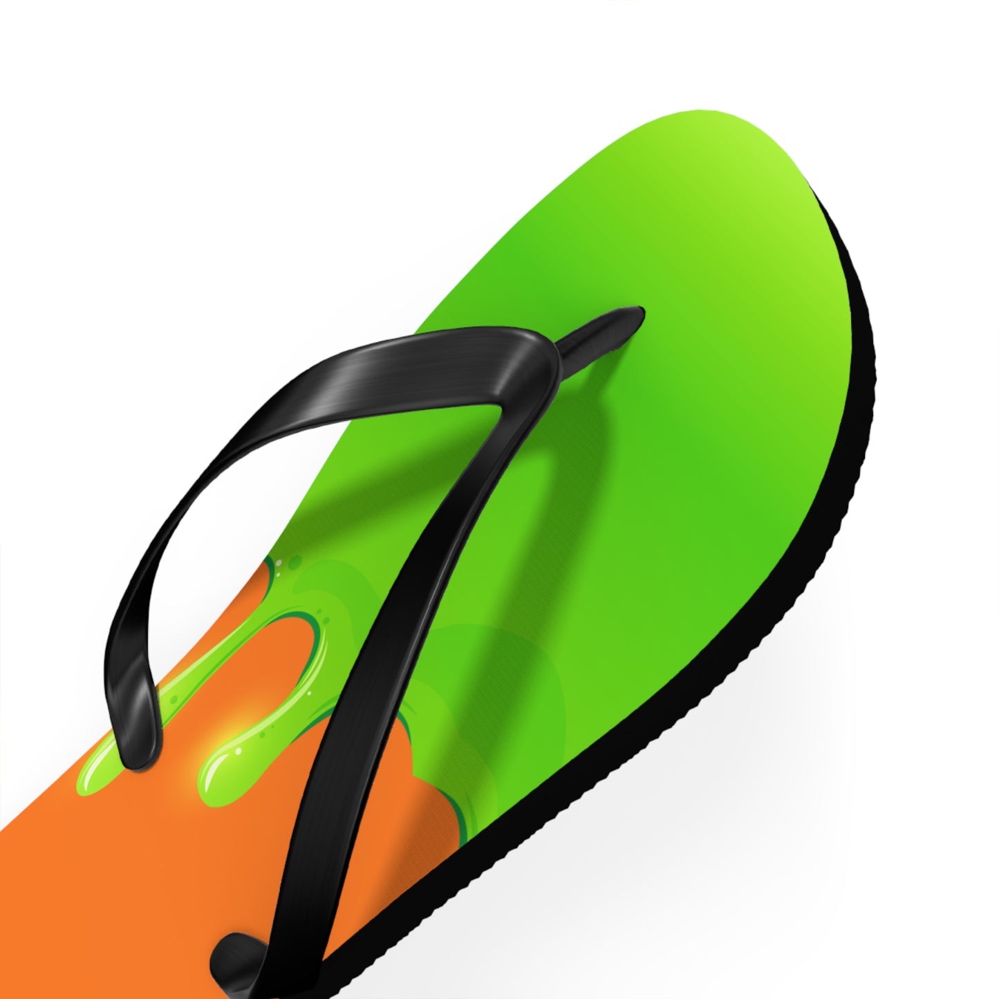 Green Slime Flip Flops