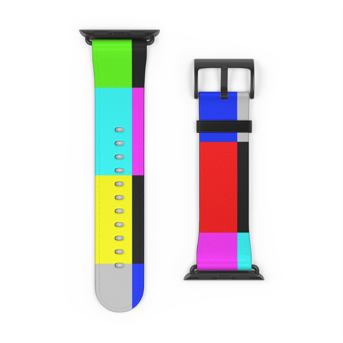 TV Color Bars Watch Band