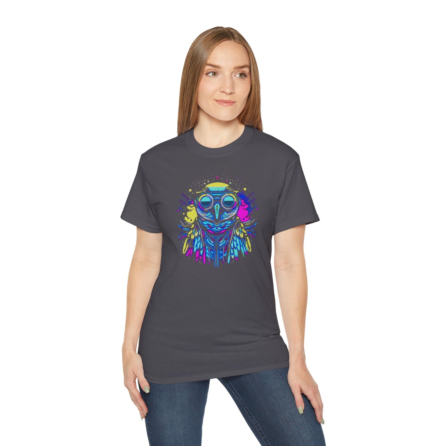 Cyberpunk Owl Utlra Cotten Tee