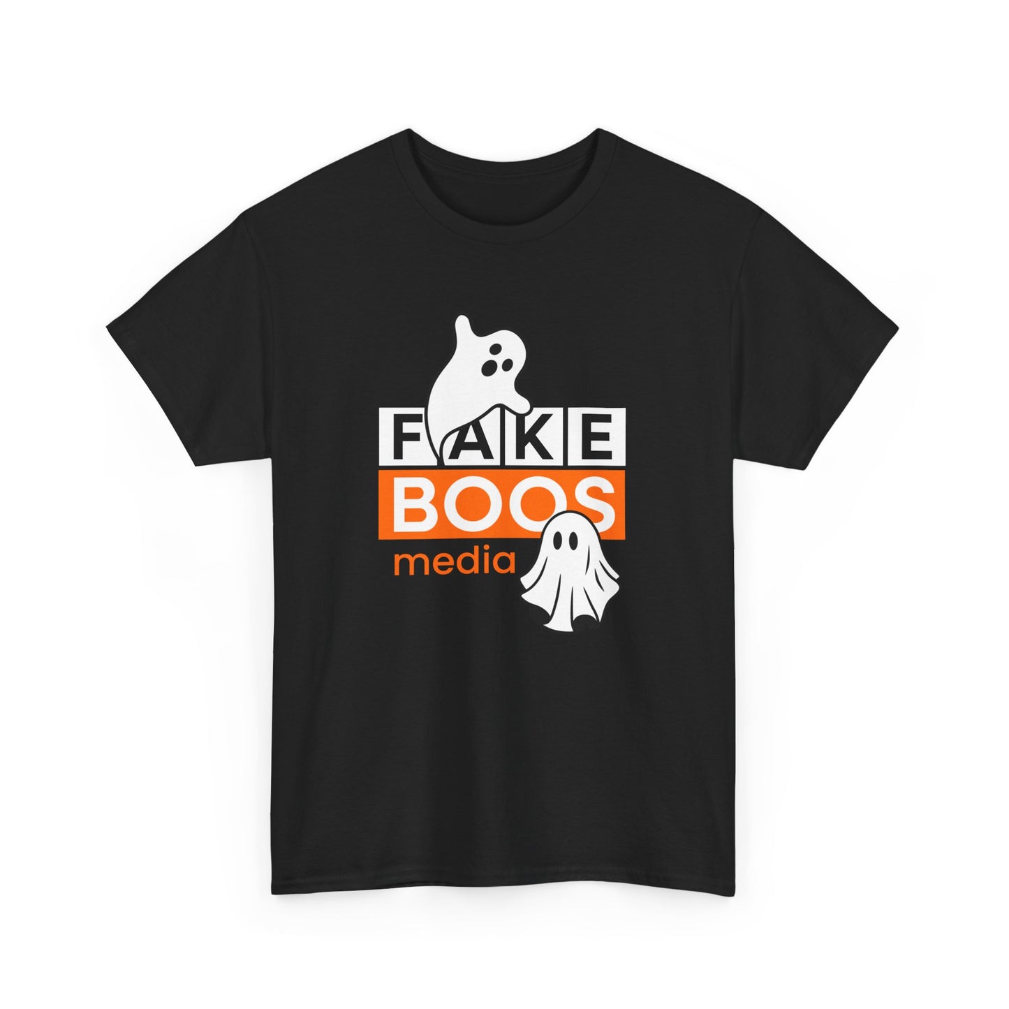 Halloween Fake Boos Media Heavy Cotton Tee