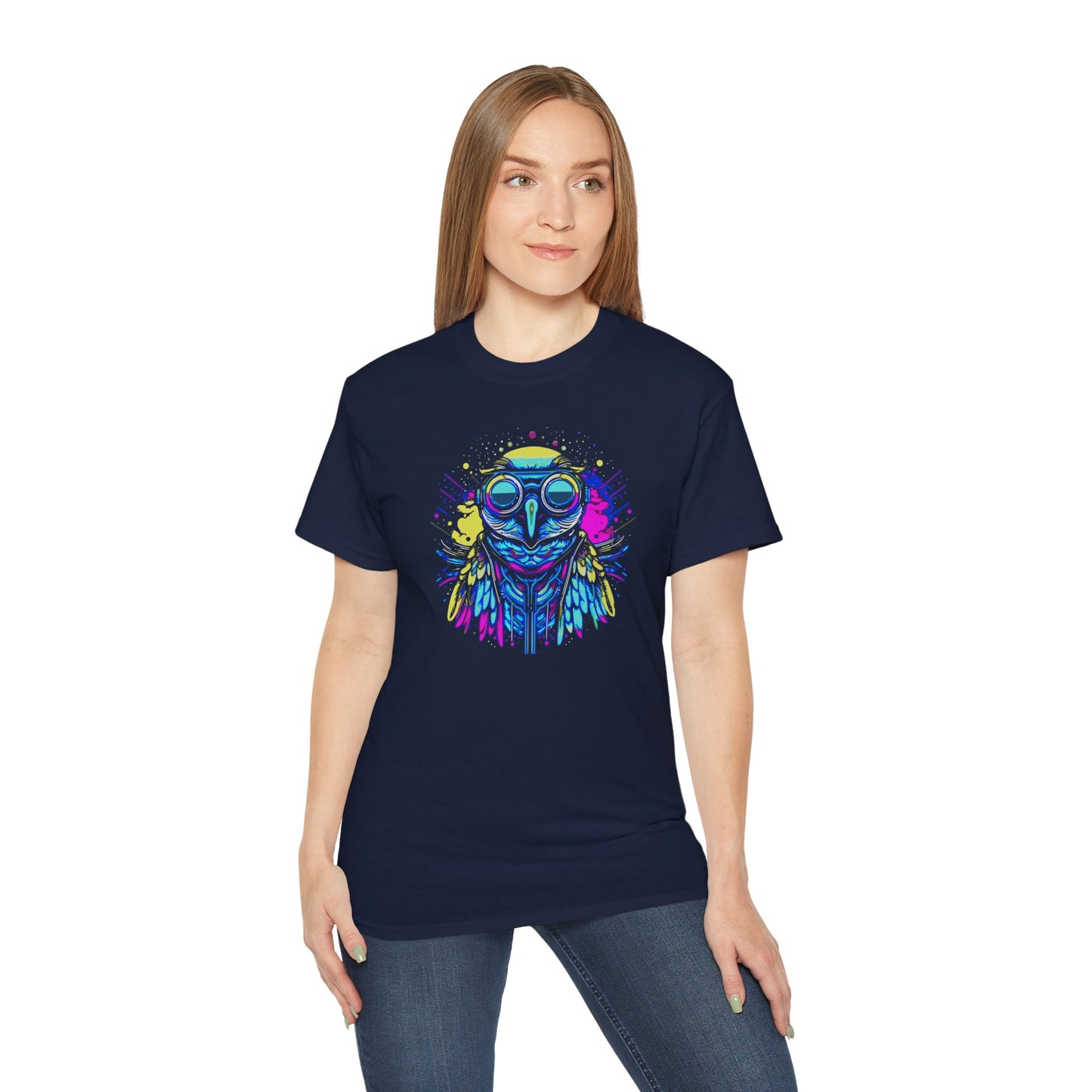 Cyberpunk Owl Utlra Cotten Tee