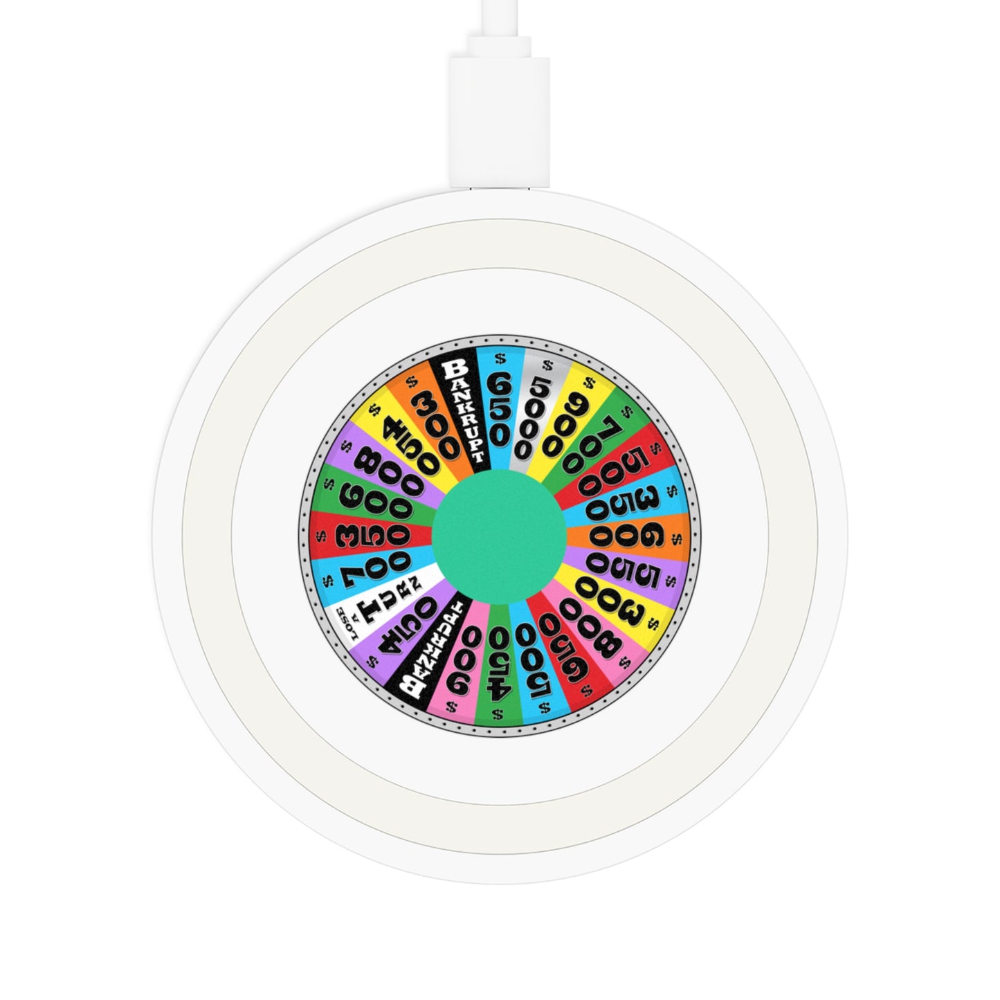 Wheel of Fortune Wireless Charging Pad