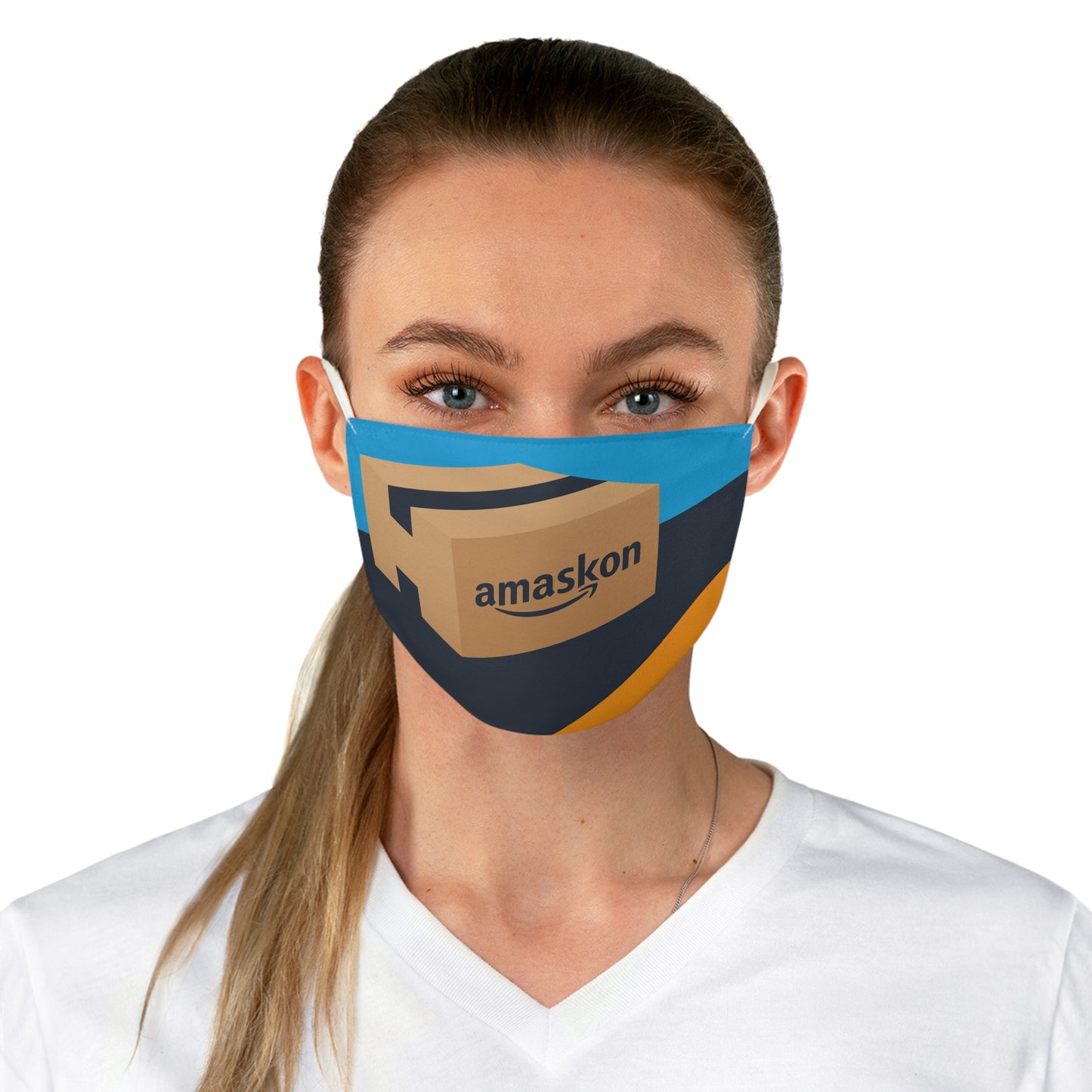 Amaskon Box Fabric Face Mask