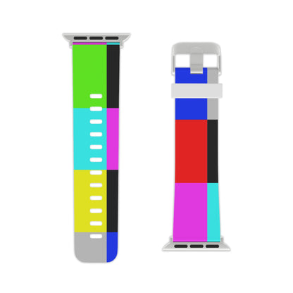 TV Color Bars Watch Band for Apple Watch