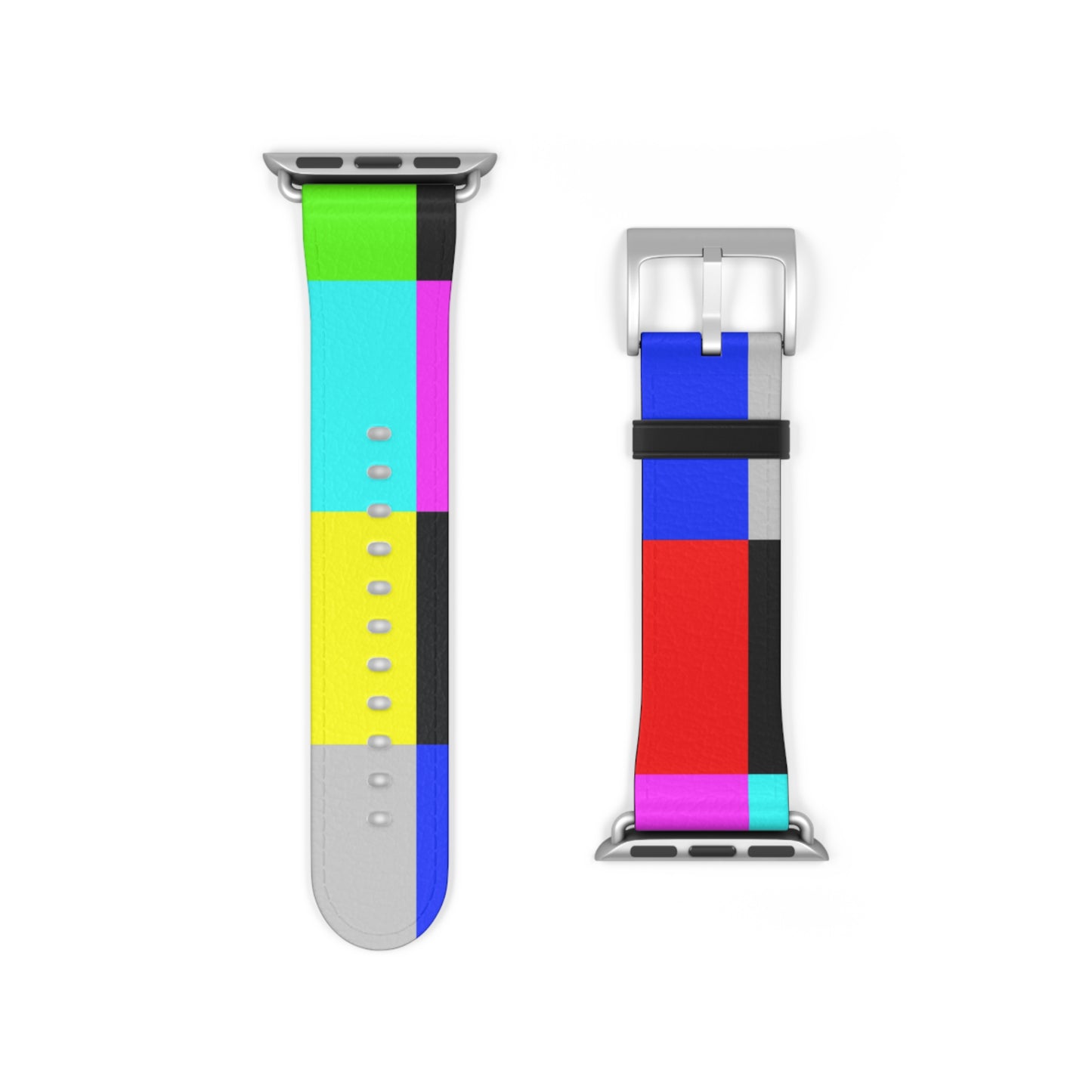 TV Color Bars Watch Band