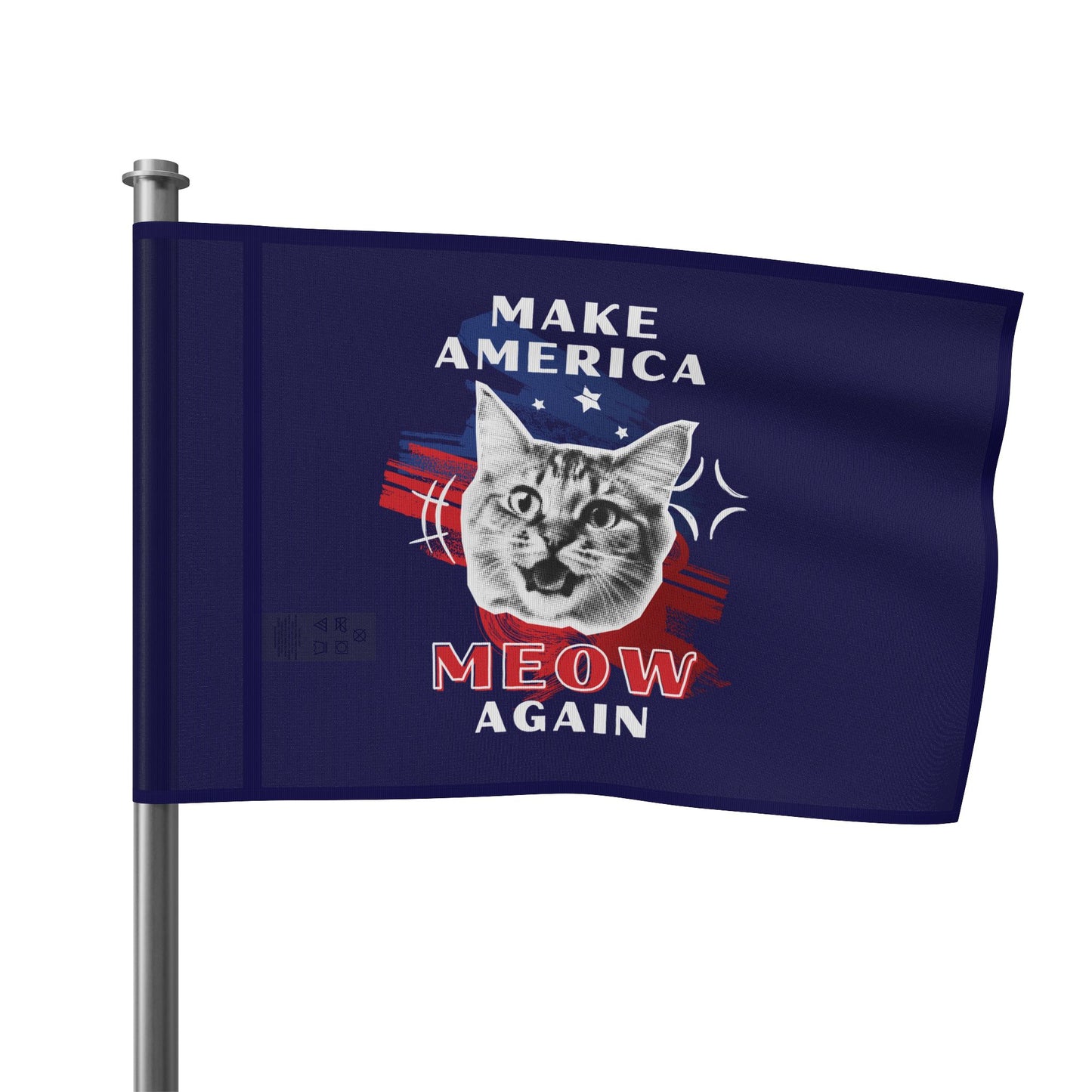 Make America Meow Again Political Meme Flag