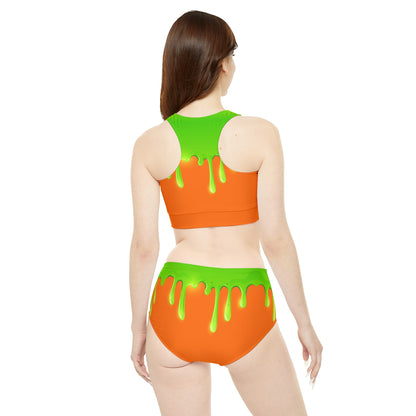 Green Slime Sporty Bikini Set