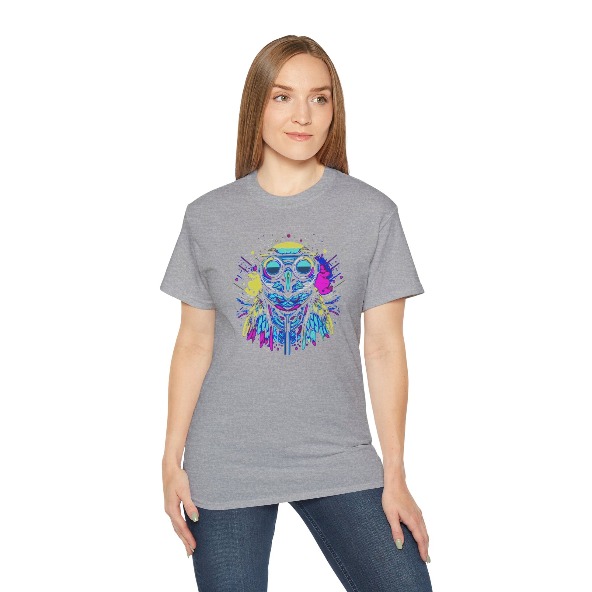 Cyberpunk Owl Utlra Cotten Tee