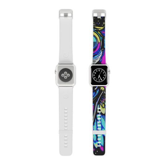 Cyberpunk Owl Watch Band for Apple Watch (Black)