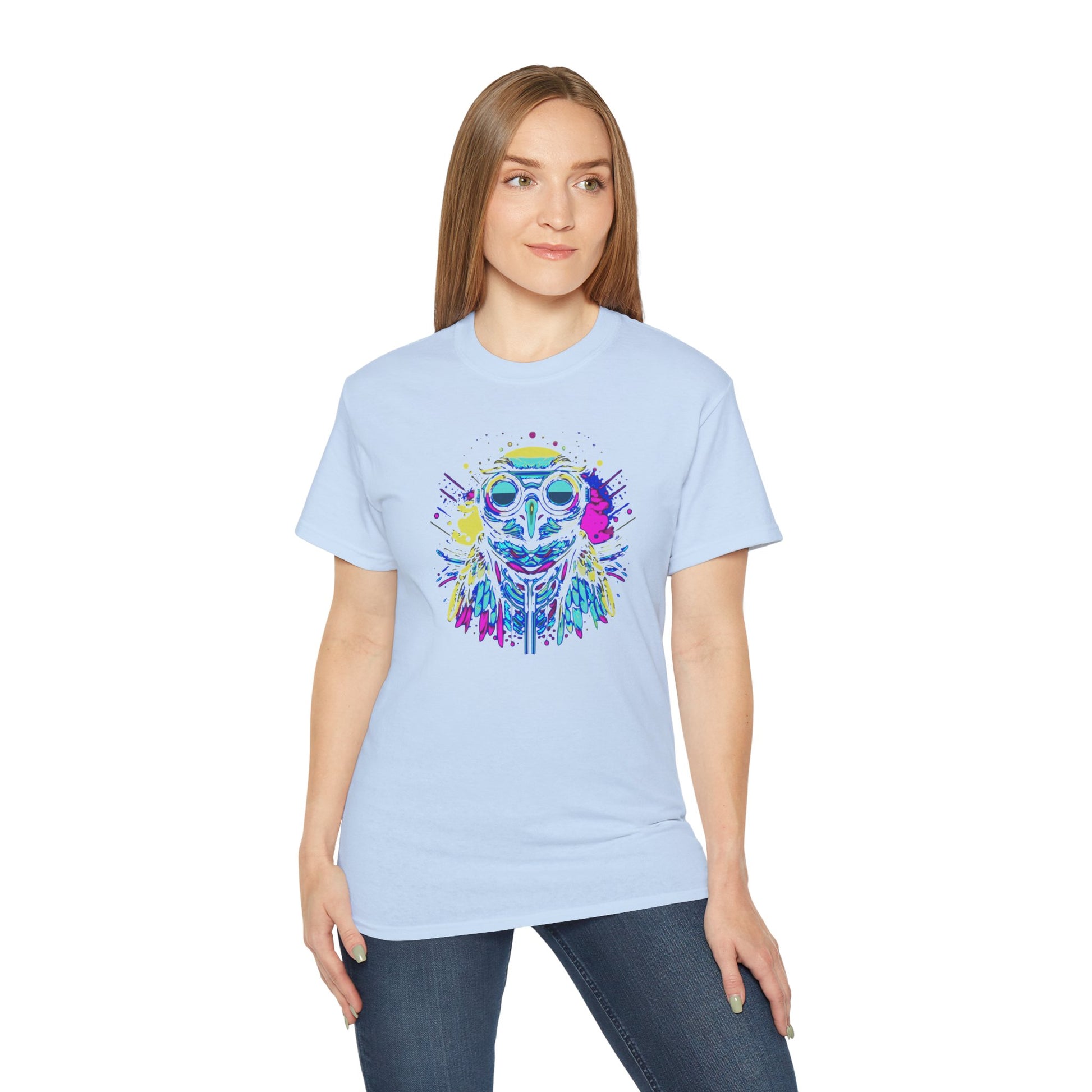 Cyberpunk Owl Utlra Cotten Tee