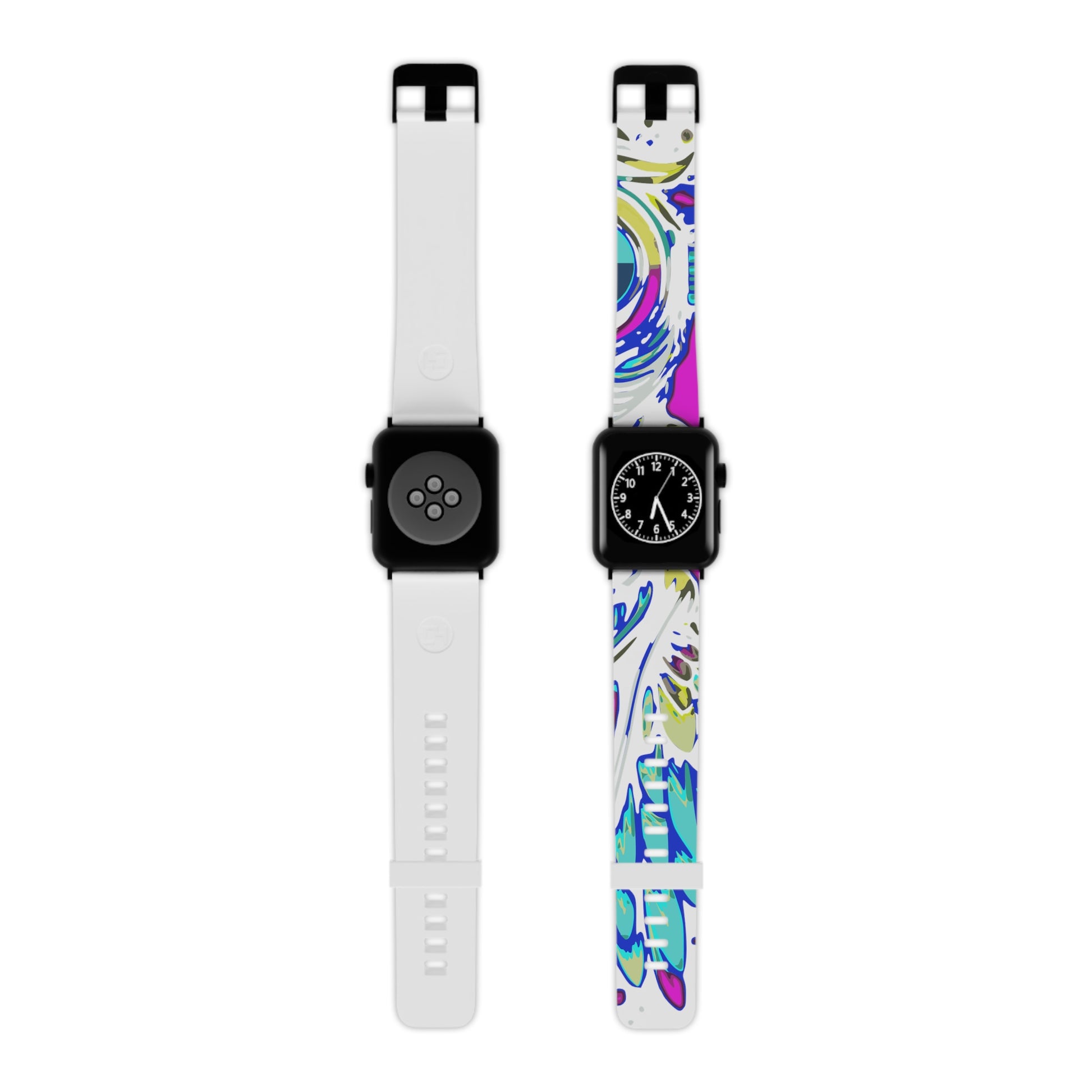 Cyberpunk Owl Watch Band for Apple Watch (White)