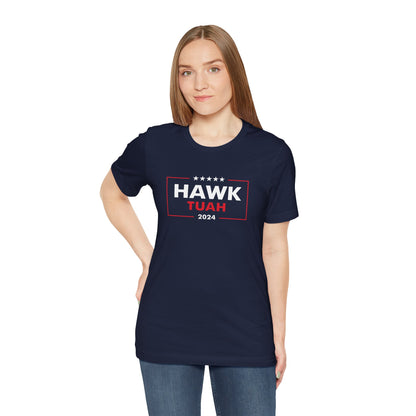 Hawk Tuah 2024 Unisex Jersey Short Sleeve Tee