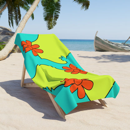 Groovy Beach Towel