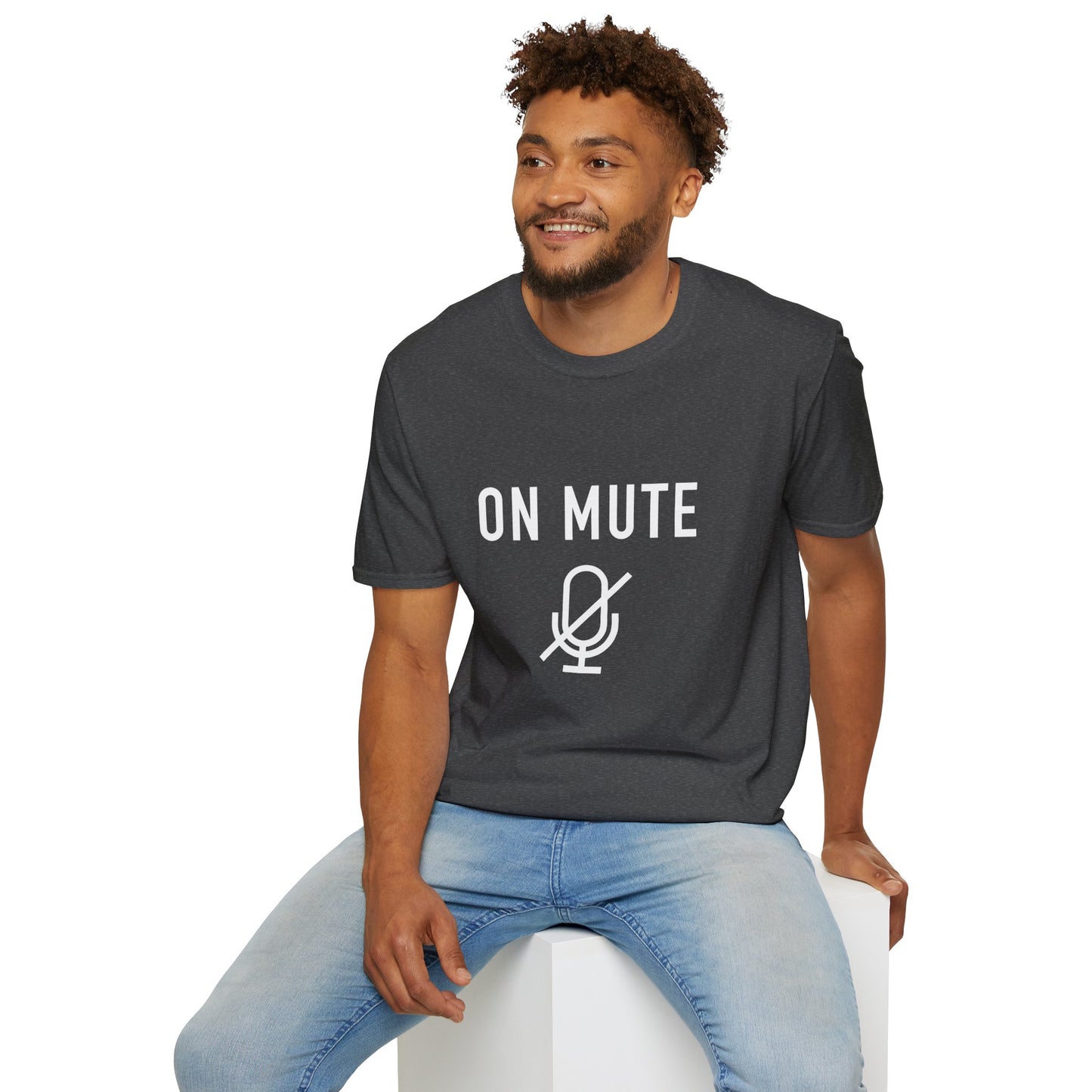 On Mute Unisex Softstyle T-Shirt