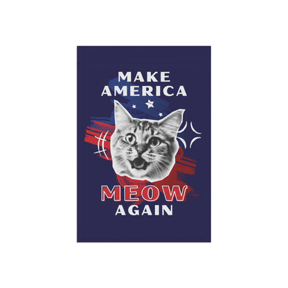 Make America Meow Again Political Cat Meme Garden & House Banner