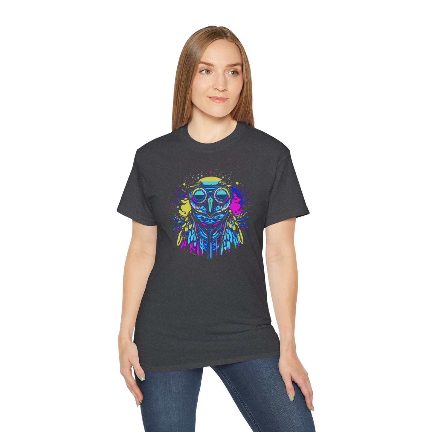 Cyberpunk Owl Utlra Cotten Tee