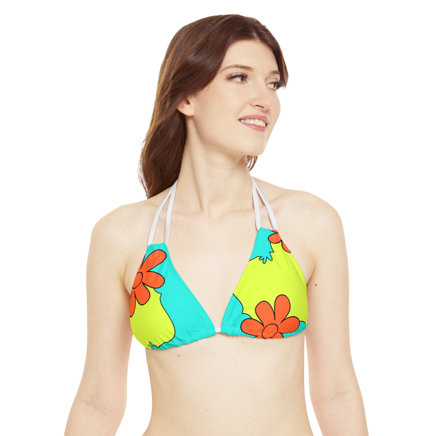 Groovy Strappy Triangle Bikini Top