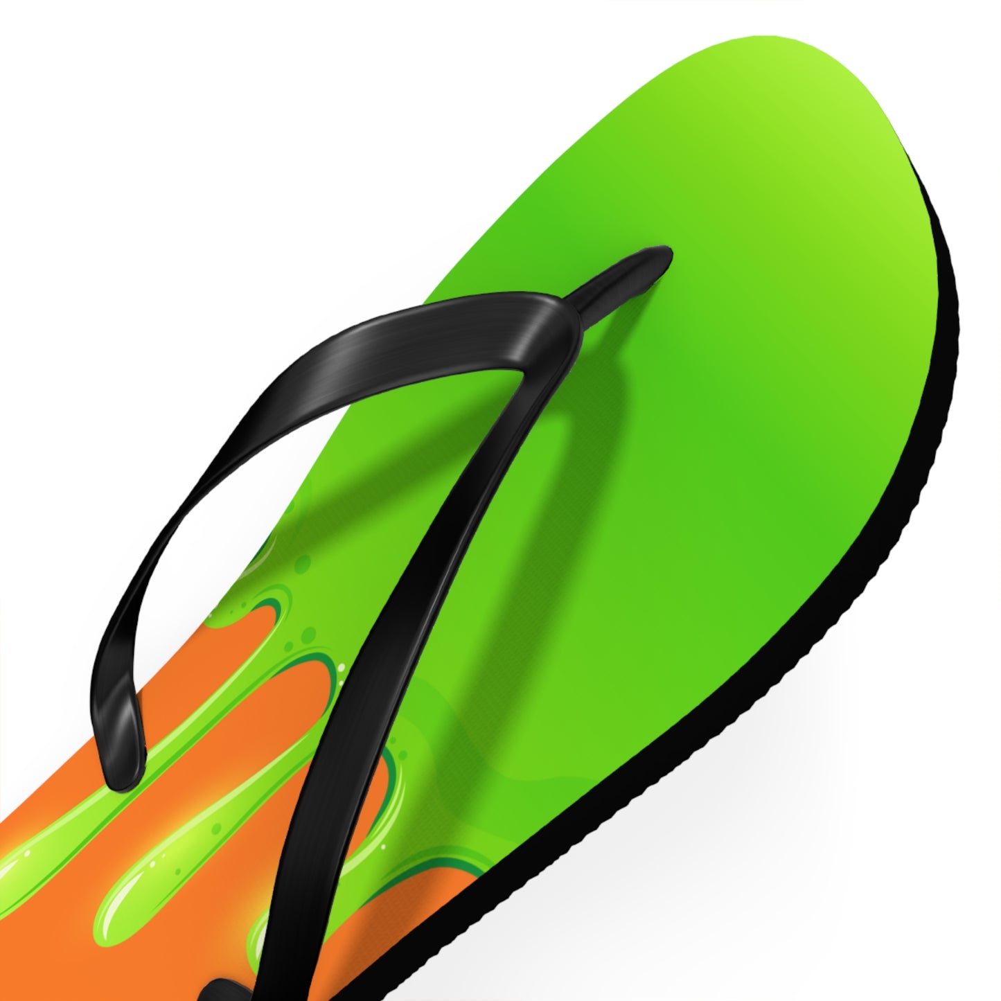 Green Slime Flip Flops